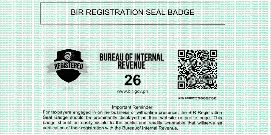 BIR Registration Seal of Aura Aircon Cons. Corp.